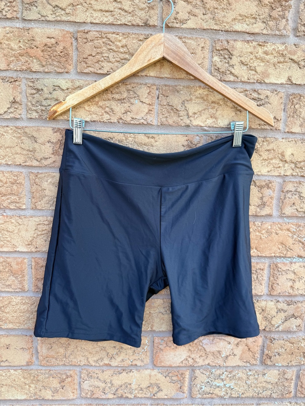 Relleciga Black Bike Swim Shorts
